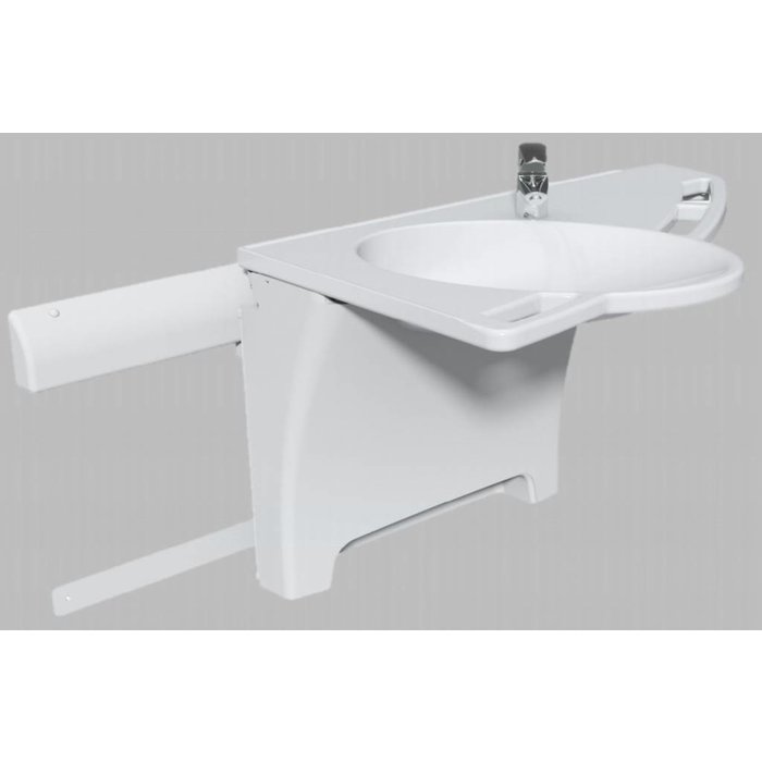 Height adjustable washbasin