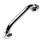 Chrome plated wall bracket with anti-slip