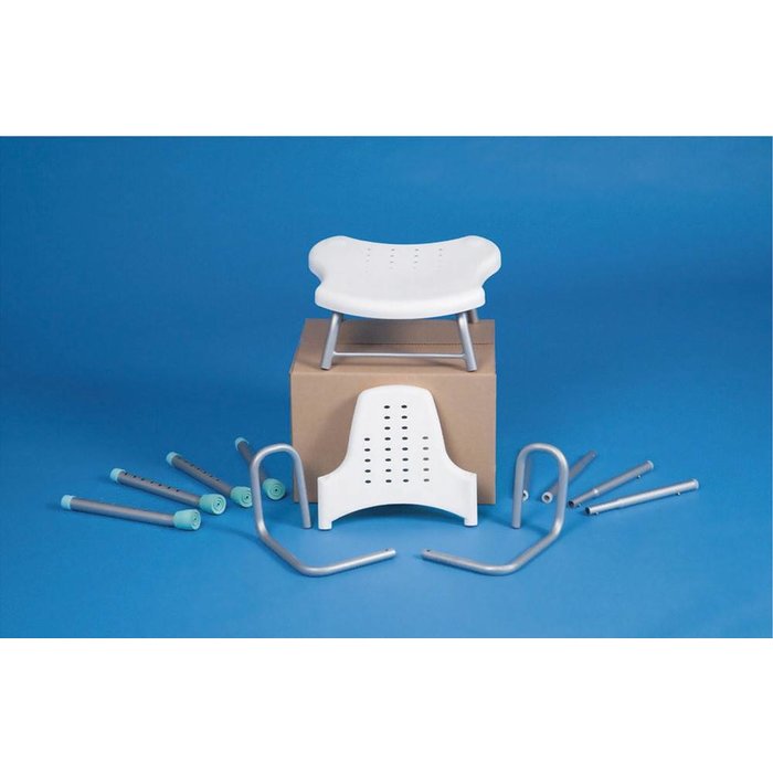 Prima Modular shower and work chair with arm and backrest - Available in 2 sizes