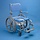 Shower / toilet chair with wheels