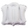 Inflatable pillow for the bath with terry cloth cover