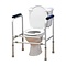 Extra sturdy and adjustable toilet frame