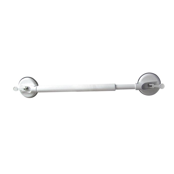 Adjustable wall bracket on suction cup