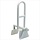 Handle for the bath rim in lengthwise direction