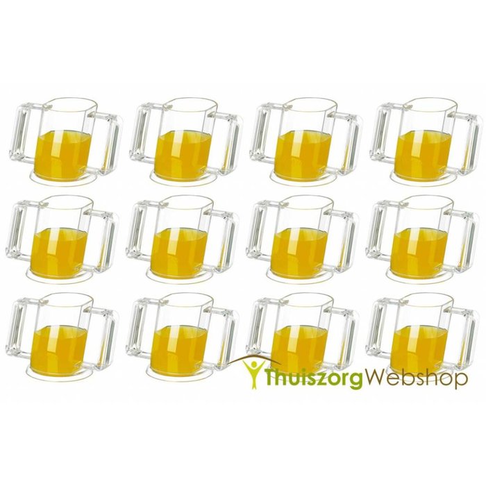 Handycup® institution 80° transparent (per 12)