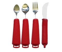 Custom cutlery with red handle