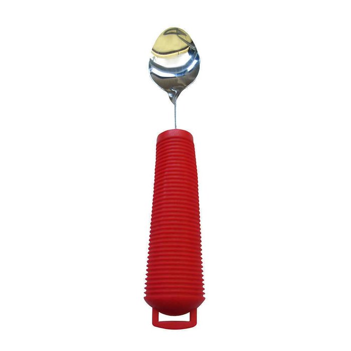 In case of dementia: Adapted cutlery with red handle