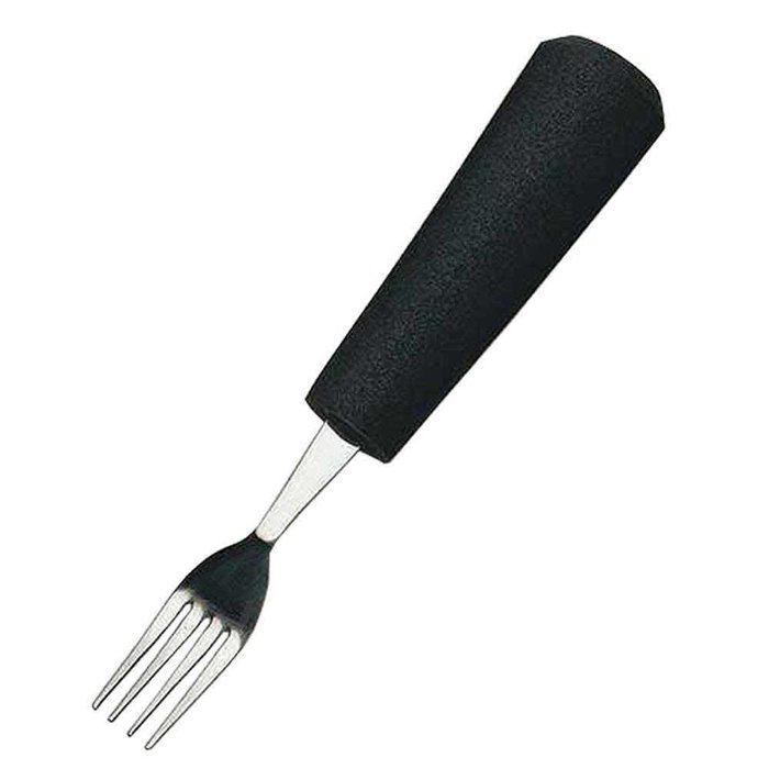 Thickened handle for regular cutlery