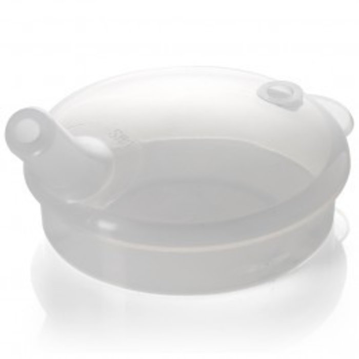 Transparent drinking cups with spout