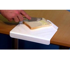 One-handed sandwich spreader