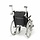 Storage bag for the back of the wheelchair with walking stick pockets