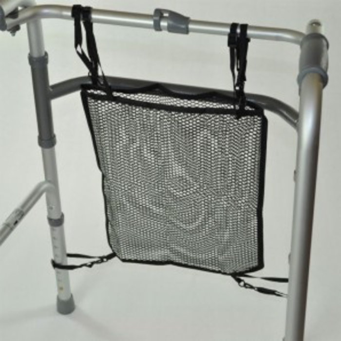 Hanging net for walking frame
