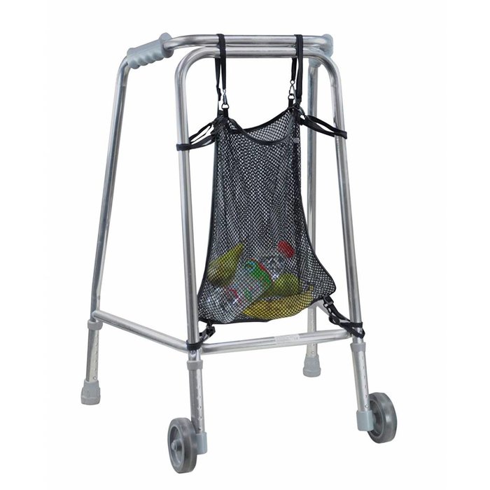 Hanging net for walking frame
