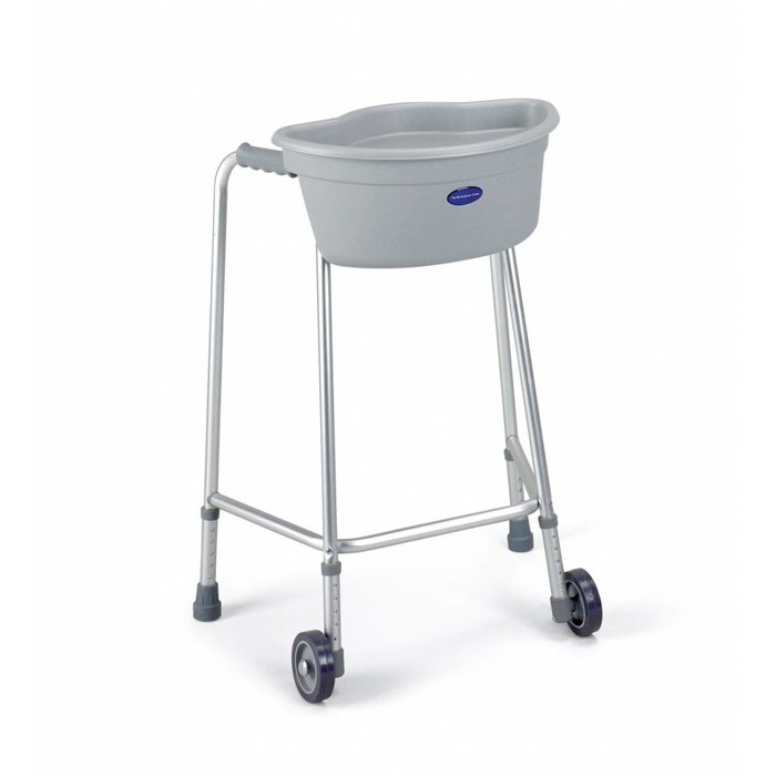 Plastic transport basket for walking frame