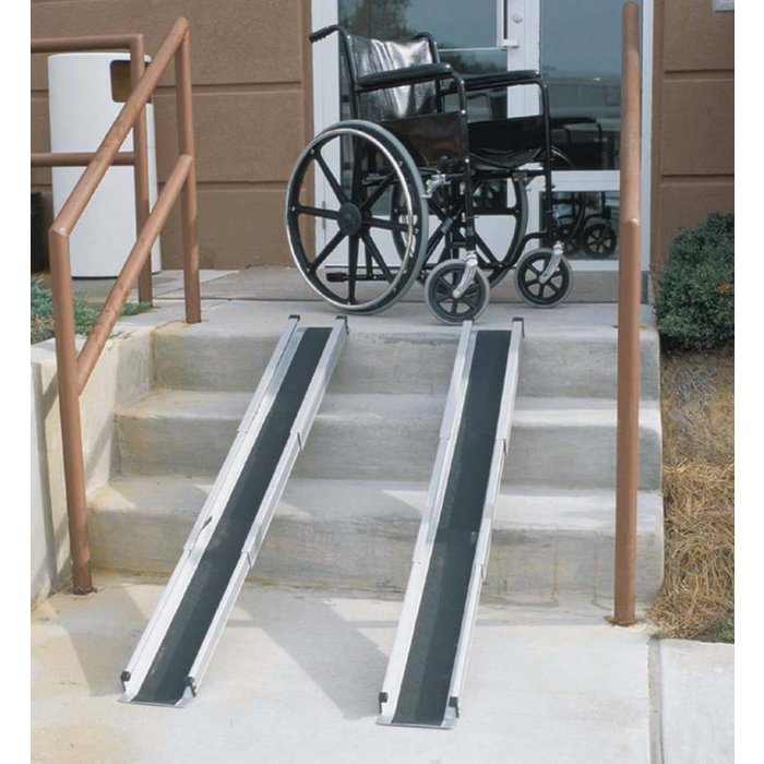 Ramp ramps lightweight, extendable, telescopic, per pair