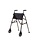 Lichtgewicht rollator met 2 wielen en 2 gliders Foldy