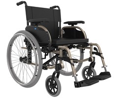 Lightweight aluminum folding wheelchair XL 180 kg ICON 40XL