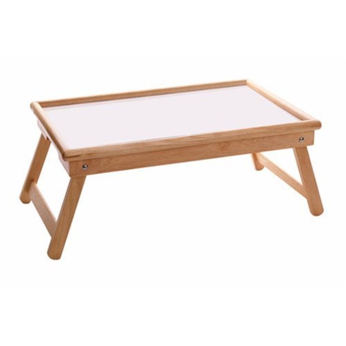 Wooden table for on the bed