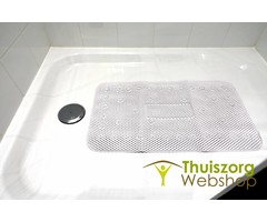 Latex-free non-slip shower/bath mat