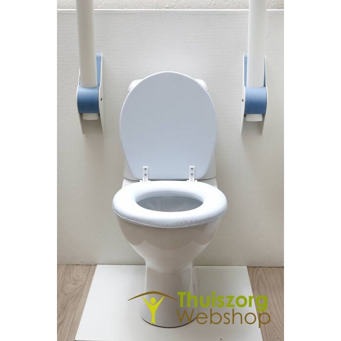 Siège de toilette souple avec revêtement en vinyle pour toilettes ordinaires
