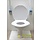 Toilet seat for obese persons