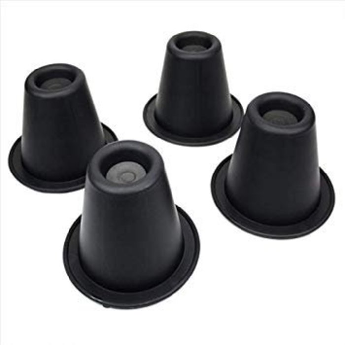 Rehausseurs côniques de meuble, en matière synthétique - set de 4