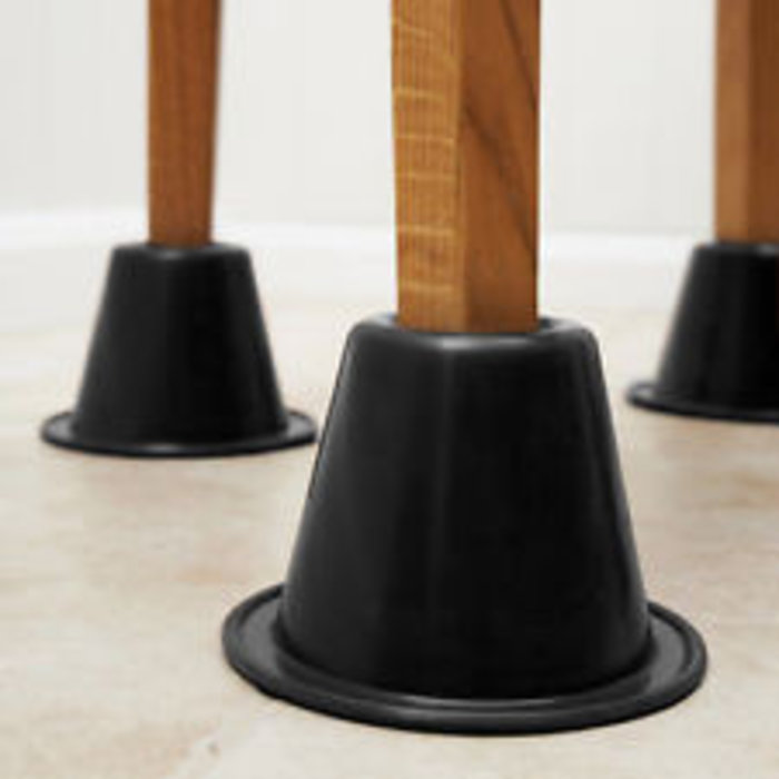 Rehausseurs côniques de meuble, en matière synthétique - set de 4