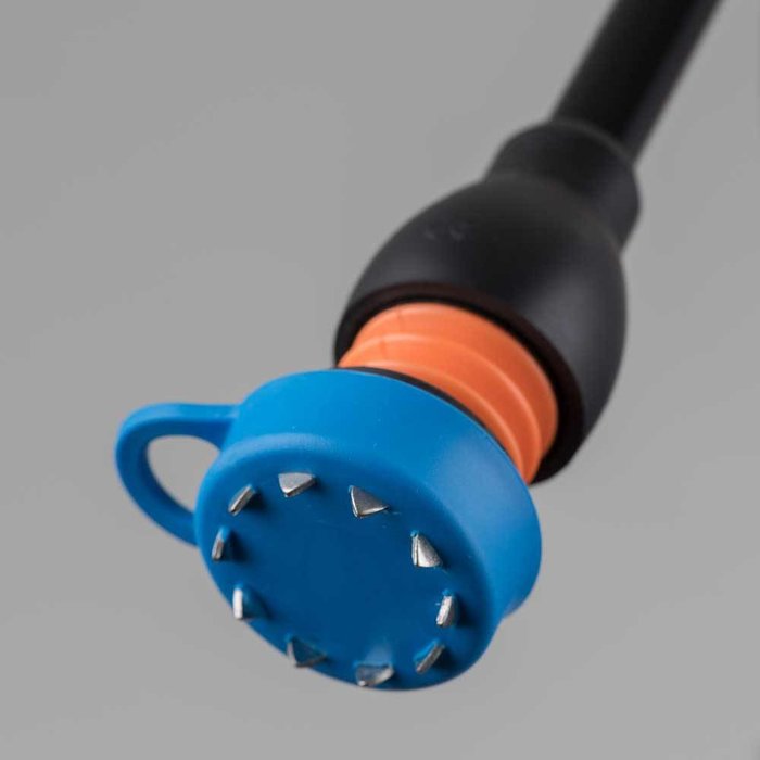 Shock-absorbing, non-slip foot - Flexyfoot