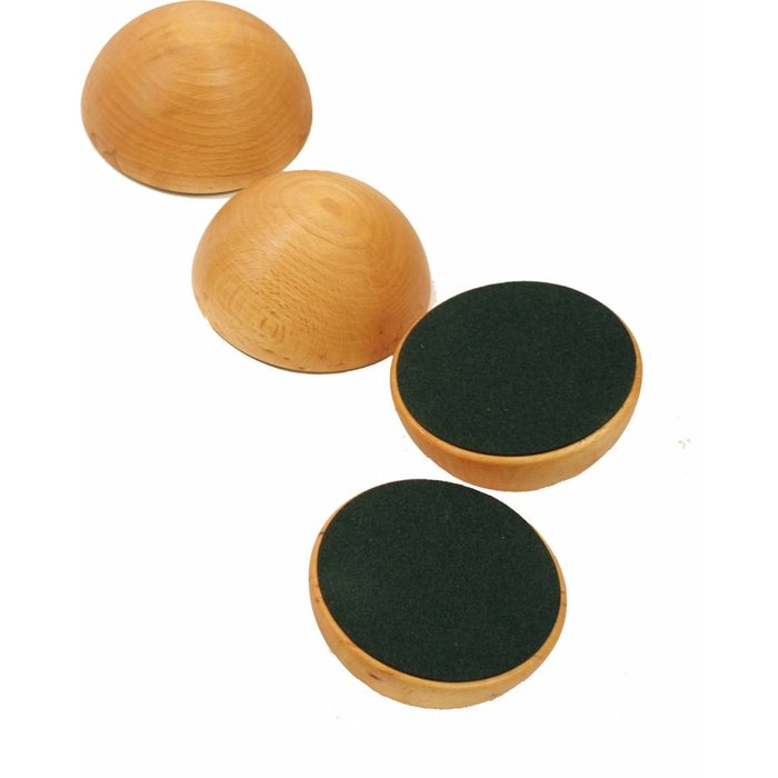 Sphère demi-marche en bois