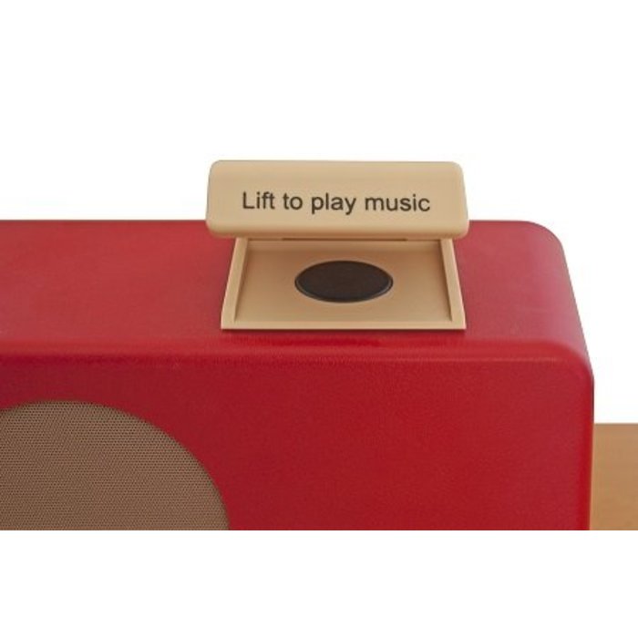Simple radio for playing pre-programmed music