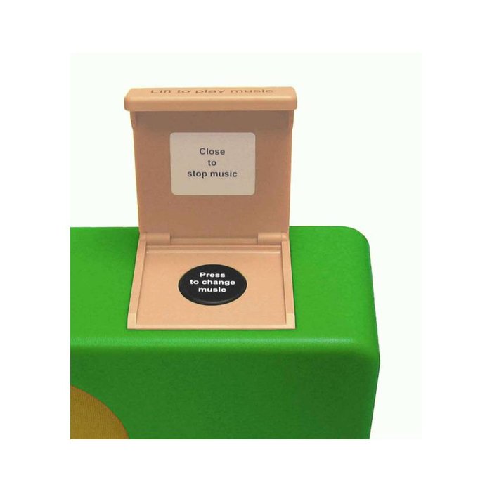 Simple radio for playing pre-programmed music