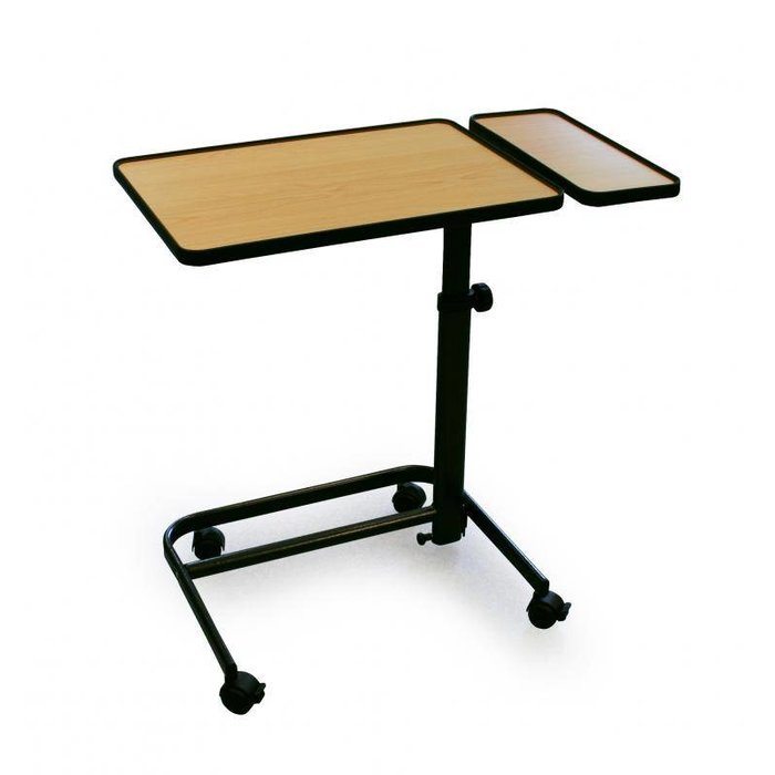 sofa table with fixed side shelf