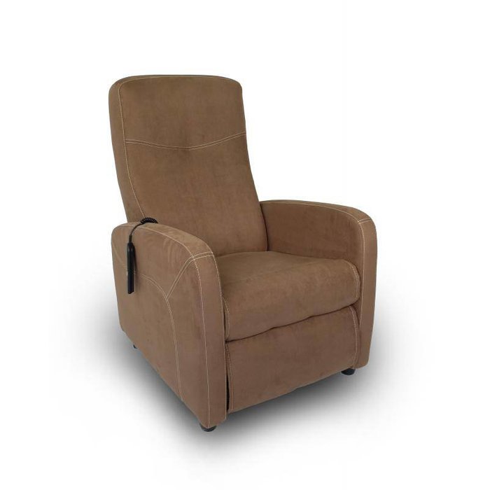 Aquitaine tilting armchair in imitation leather or microfibre