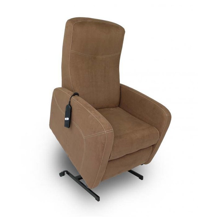 Aquitaine tilting armchair in imitation leather or microfibre