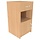 Bedside table with 1 drawer and 1 storage space and 1 door