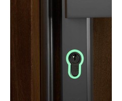 Fosforescerende stickers voor schakelaar en slotrand