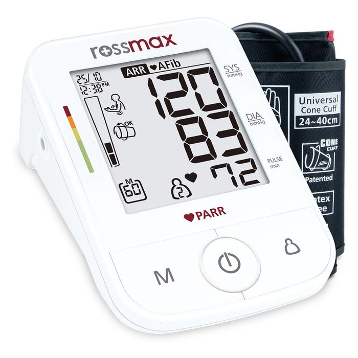 Tensiomètre au bras et cardiofréquencemètre X3-X5 Rossmax
