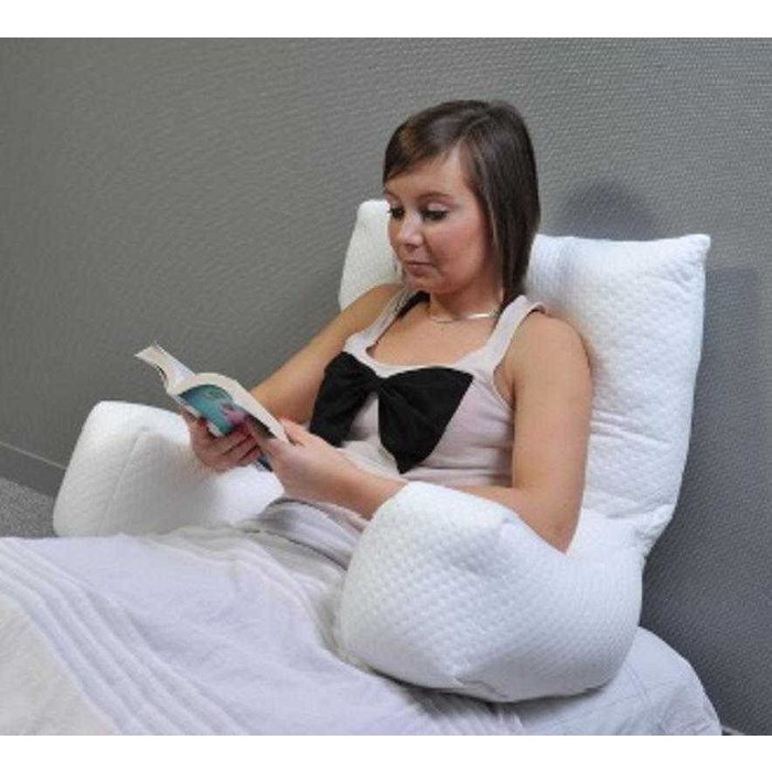 Support cushion for sitting upright