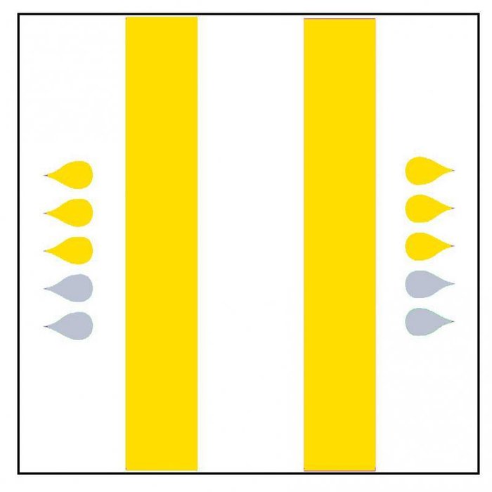 Form "Extra" jaune 4 x 20 pièces