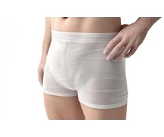 Feuillet d'incontinence avec large bande élastique