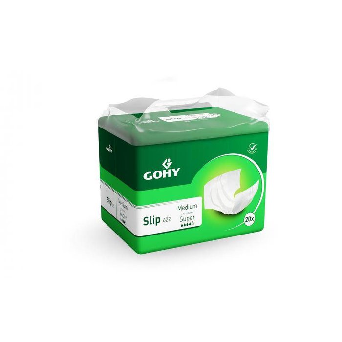 Slip 'Super' - groen 4 x 20 stuks