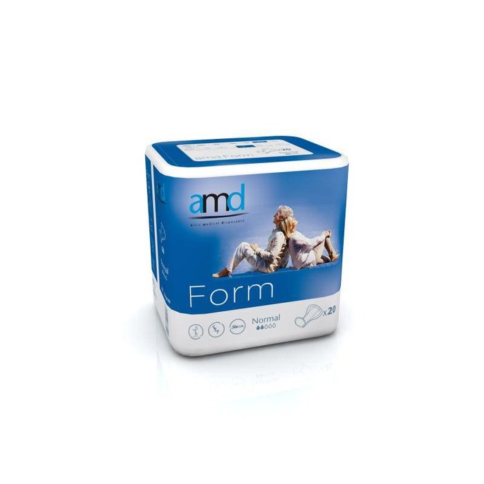 Form "Normal" blauw  4 x 20 stuks