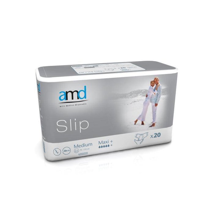 Slip 'Maxi plus' - grijs 4 x 20 stuks