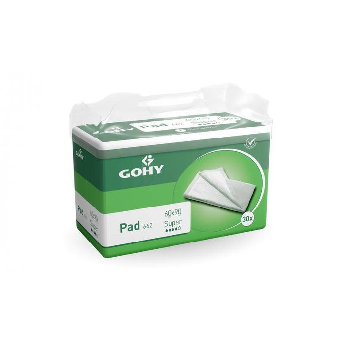 Bed pads in cellulose pulp 'Pad Super'