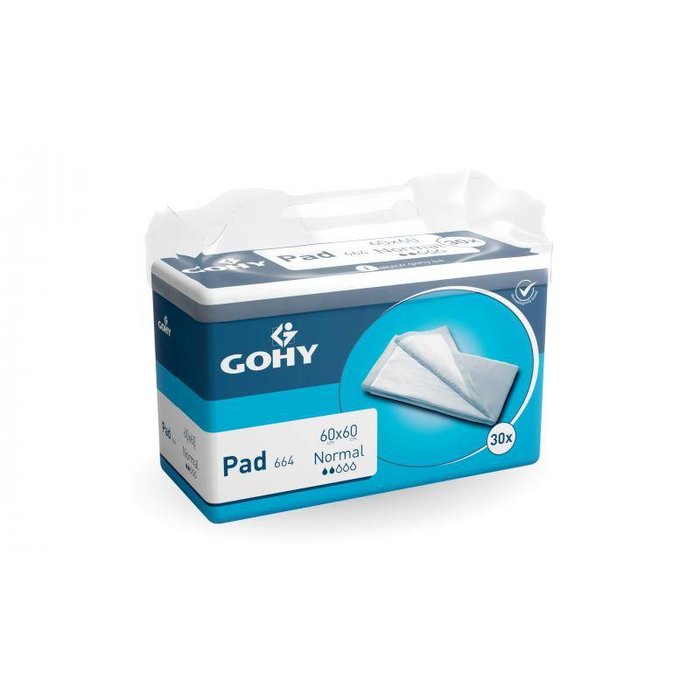 Bed pads in cellulose pulp 'Pad Normal'
