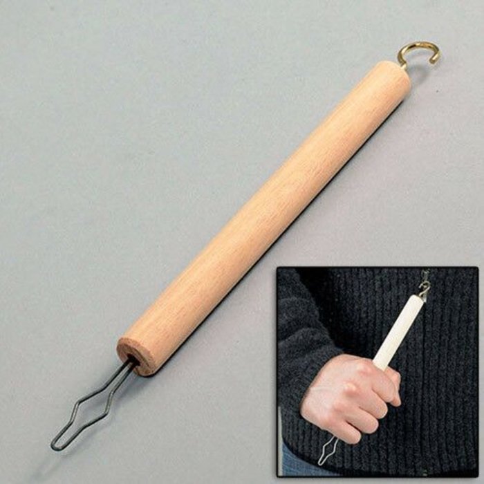 Button hook / zipper puller (2-in-1)