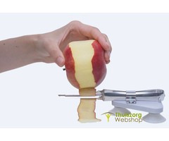 Suction cup peeler for one-handed use