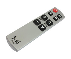 Universal remote control XL with large buttons