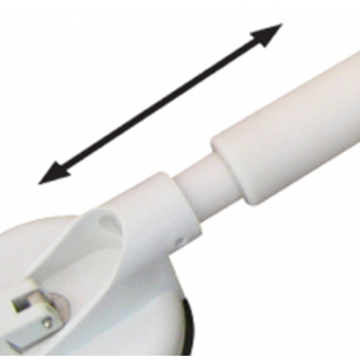 Support mural à ventouse - longueur fixe