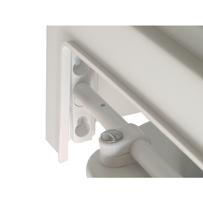 Height-adjustable toilet raiser with folding armrests - Adjustable to 3 different heights